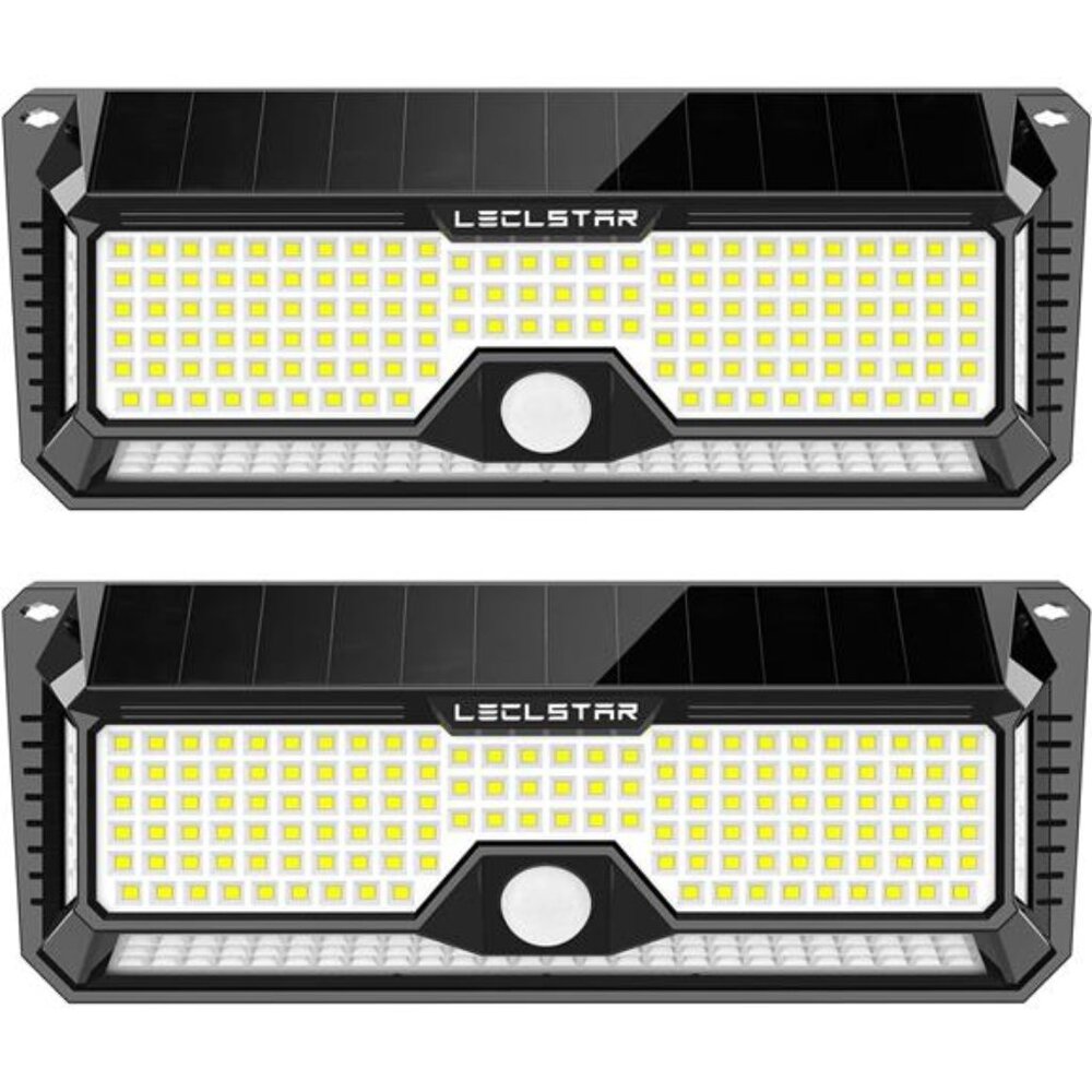 Solar Outdoor Lights - 4000Lm 268 LED Motion Lights Outdoor, IP65 Waterproof